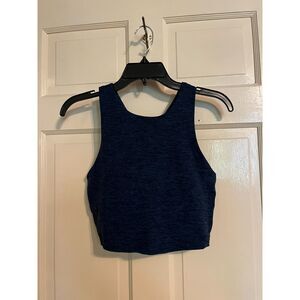 Day-To-Day Sculpt Bra Tank Top Heathered Blue